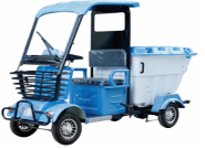 Compact Street Cleaning Vehicle for Urban Use