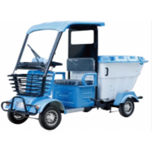 Compact Street Cleaning Vehicle for Urban Use