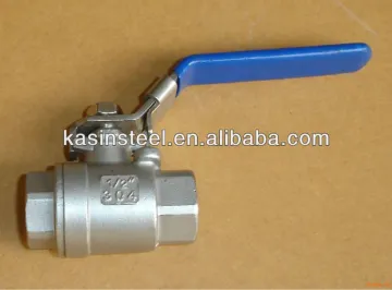 2 pcs pneumatic 2000 wog threaded ball valve