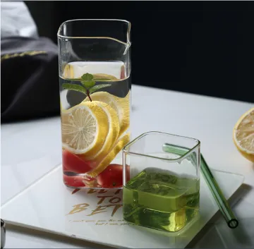 Square Cup Creative Juice Cup Water Glass