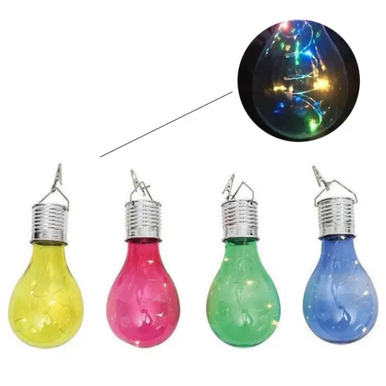 Outdoor Solar String Lights with LED Bulbs for Garden and Holiday Lighting
