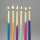 Unscented Colored Jewish Hanukkah Beeswax Candles