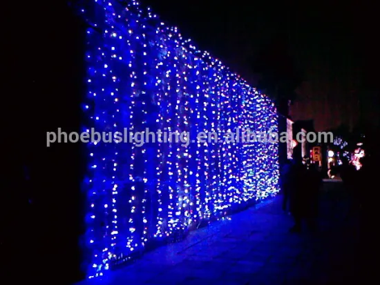 IP65 waterfall effect chasing curtain light for wall