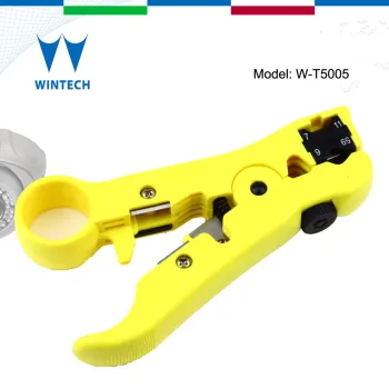 Coaxial cable stripping tool