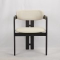 Silla de tres patas de madera maciza de fresno