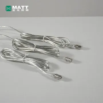 OEM 12V DC Power Connector Cable for Led Neon Flex Accessories - USB Cable, 2 Meter, IP67, Transparent PVC
