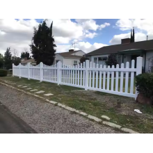 Cerca de piquete de aço durável para uso residencial