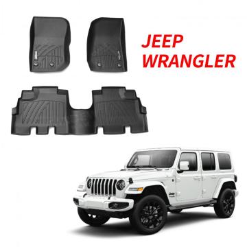 Tikar lantai serasi untuk Jeep Wrangler