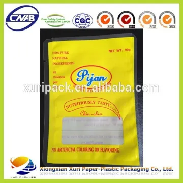 TianJin plastic bag supplier heat seal OEM packing bags for food with best quality