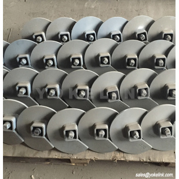 সৌর প্যানেল ইস্পাত মাউন্টিং ফাউন্ডেশনের জন্য হেলিকাল স্ক্রু পাইল