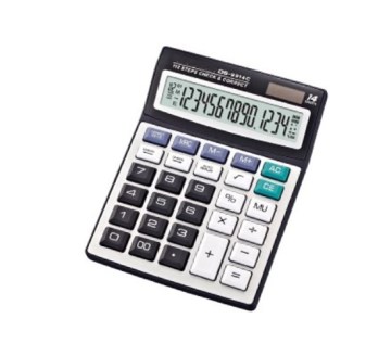 112 steps desktop calculator with big display