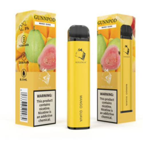 Gunnpod 2000 puffs Caneta Vapes Descartável 5% Nic