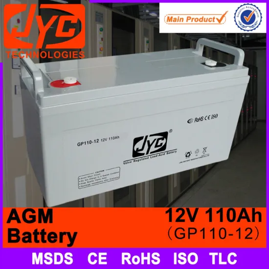 MSDS approved Popular procurement 12v 110ah deep cycle agm battery