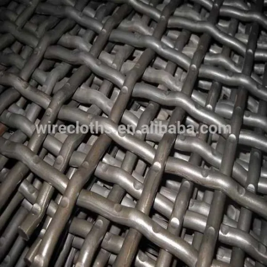 square hole crimped wire mesh(14 years integrity factory)