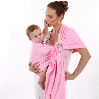 100% organic cotton newborn babi ring sling baby carrier