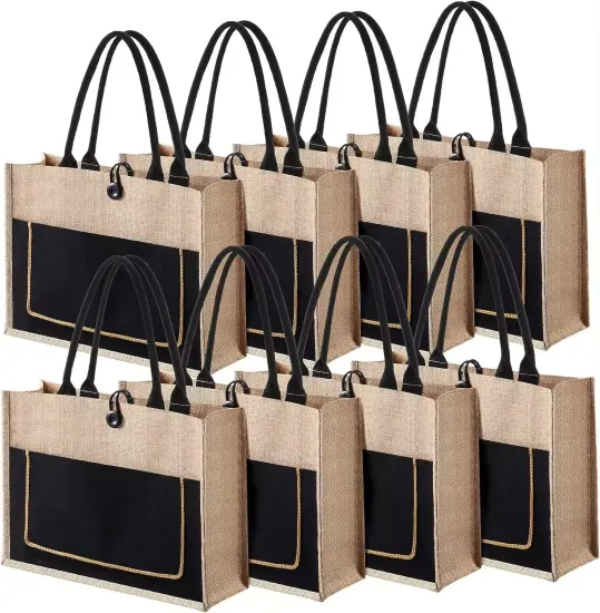 Halloween Printed Logo Canvas Tote Bags