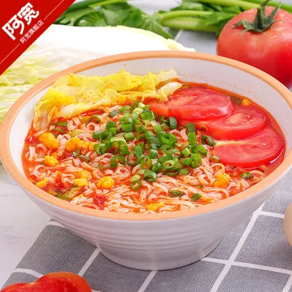 Delicious Sichuan Tomato And Egg Flavor Instant Noodle