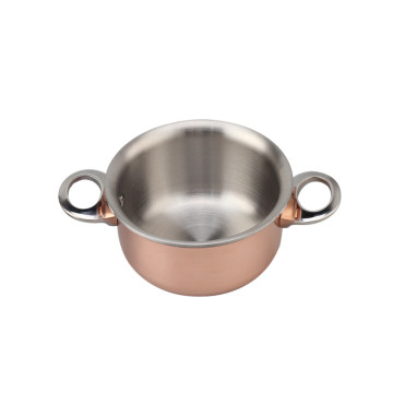 3-Ply small stainless steel soup sauce bowl