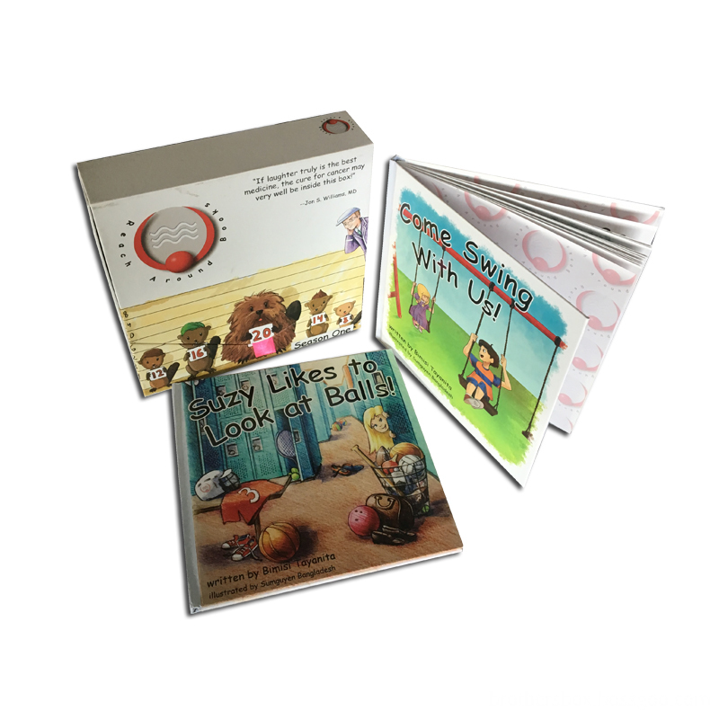 5 Pieces Children Books Set with Magnet Box 