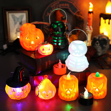 Luce di candela elettronica di Halloween: aggiungi all'atmosfera festosa con lanterna di zucca