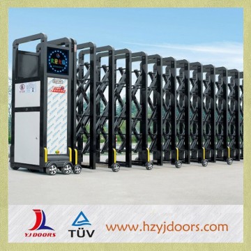 Aluminum electric sliding driveway folding gate design