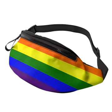 Rainbow Pride Lightweight Fanny Pack do biegania i podróży