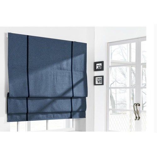 100% blackout fabric window curtains roman blinds