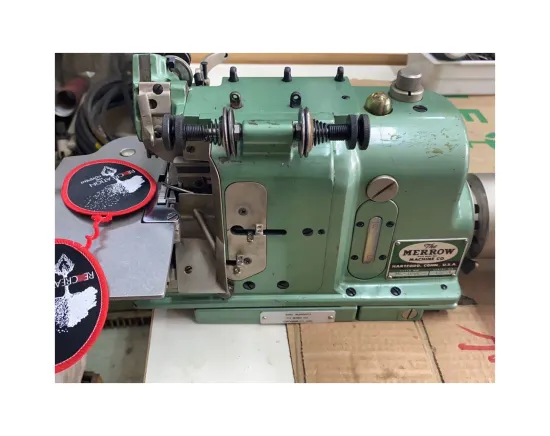 Popular American Brand Merrow MG-3D 3 Thread Shoulder Badge Machine