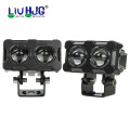 Liu Hjg Waterproof Dual-Color Headlamp Fog Lights for Motorcycle