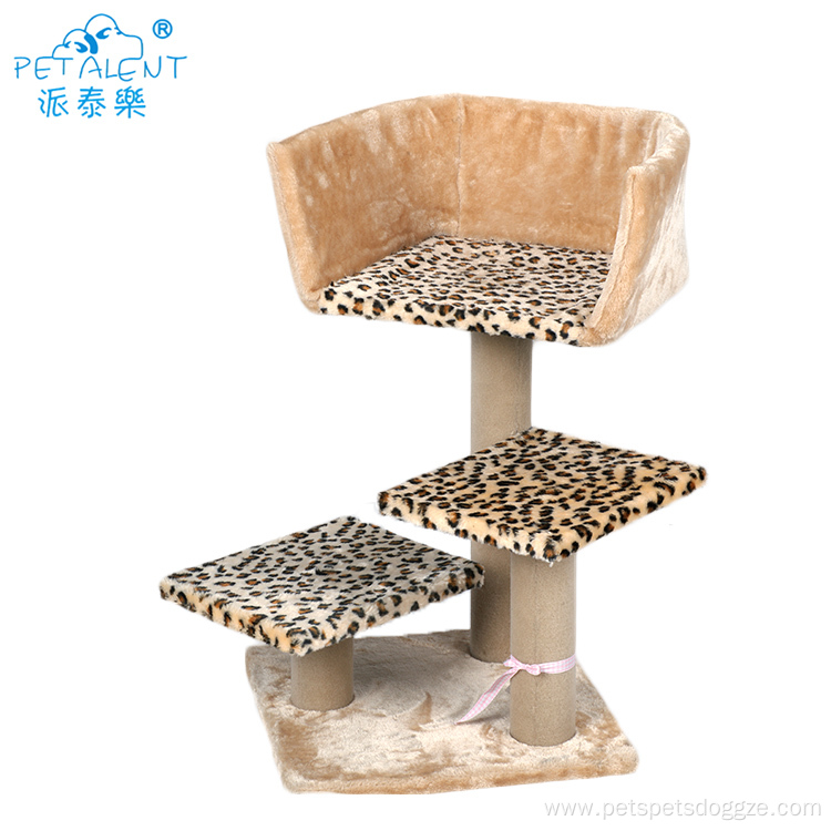 Large plush sisal flakeboard cat furniture
