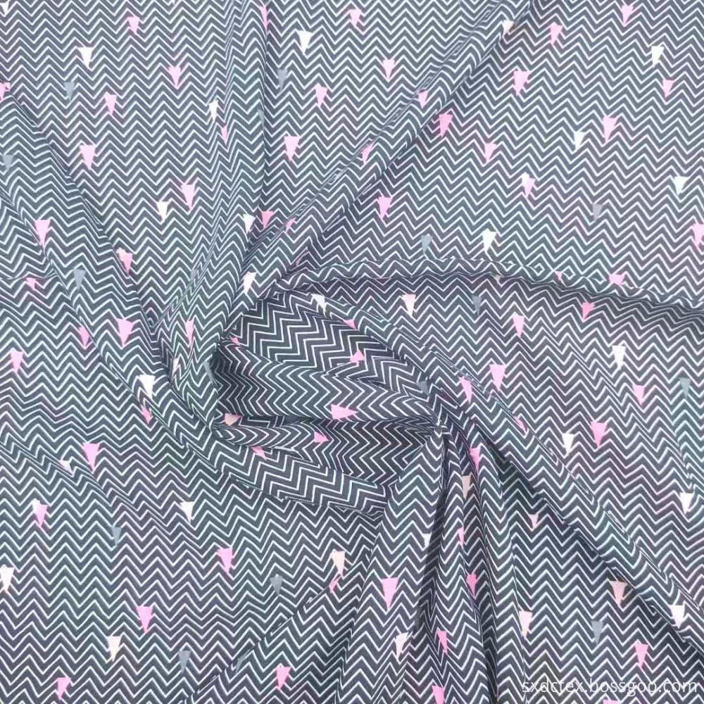 Rayon Printed Twill Cloth Fabric