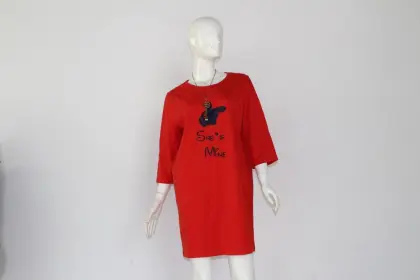 Short Sleeve Silk Women Pajamas