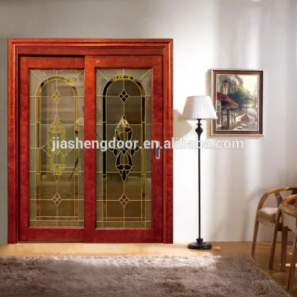 Unique glass wooden doors solid door french door for villa