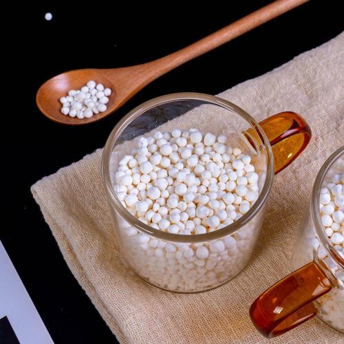 White Mini Pearl Balls Delicious White Mini Pearl boba Factory