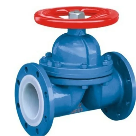 Marine DIN Fluorine-Lined PTFE Corrosion Resistant Cast Iron Diaphragm Valve