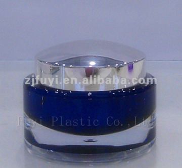 Empty Oval Acrylic Cream Jar applied in Cosmetic Packaging
