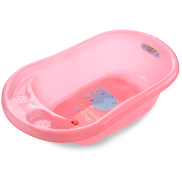 H8305 Baignoire bébé transparente en plastique, taille moyenne