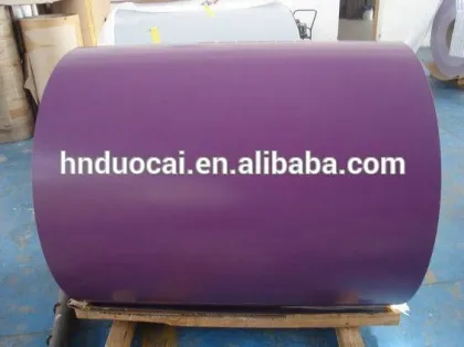 ral6036 color coated galvanized stee coils z275l