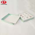 9 Pieces Square Macaron Paper Box Custom