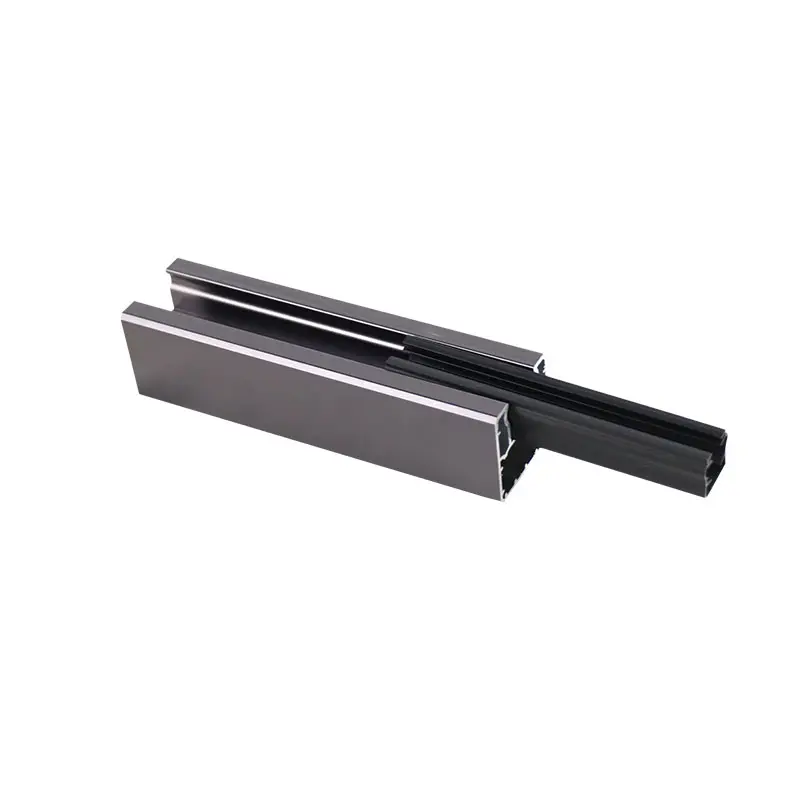 Aluminium Alloy Profile Handrails Glass Stair Railing System