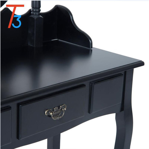 Dressing Table With Drawers Luxury Vanity Girls Make-up Dresser With Mirror Manufactory