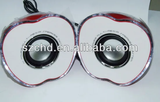 stereo portable mini apple speaker for computer laptop ipad tablet PC