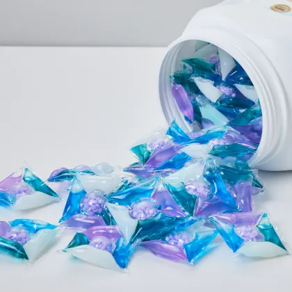 Five-Cavity Laundry Detergent Pods - 11g Eco-Friendly Gel Pods