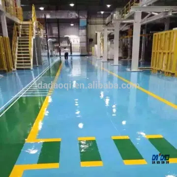 Yellow epoxy industrial paint car parking floor paint
