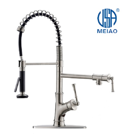 Stainless Steel Modern Single Handle Kitchen Faucet