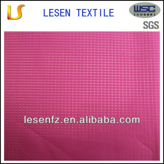 jacquard 100% nylon fabric for down coat with dots