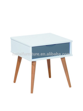 Wooden night stand, modern MDF side table