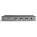 Thunderbolt4 dockningsstation med M.2 SSD -kapsling