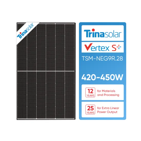 Trina Solar Mono Solar Panels: High Efficiency 430W-450W Dual-Glass Photovoltaic Panels with Black Frame
