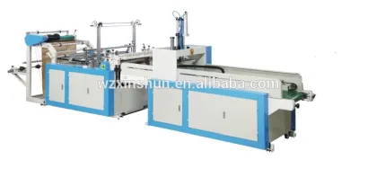 AUTOMATIC plastic bag making machine,flat bag making machine,hdpe bag making machine